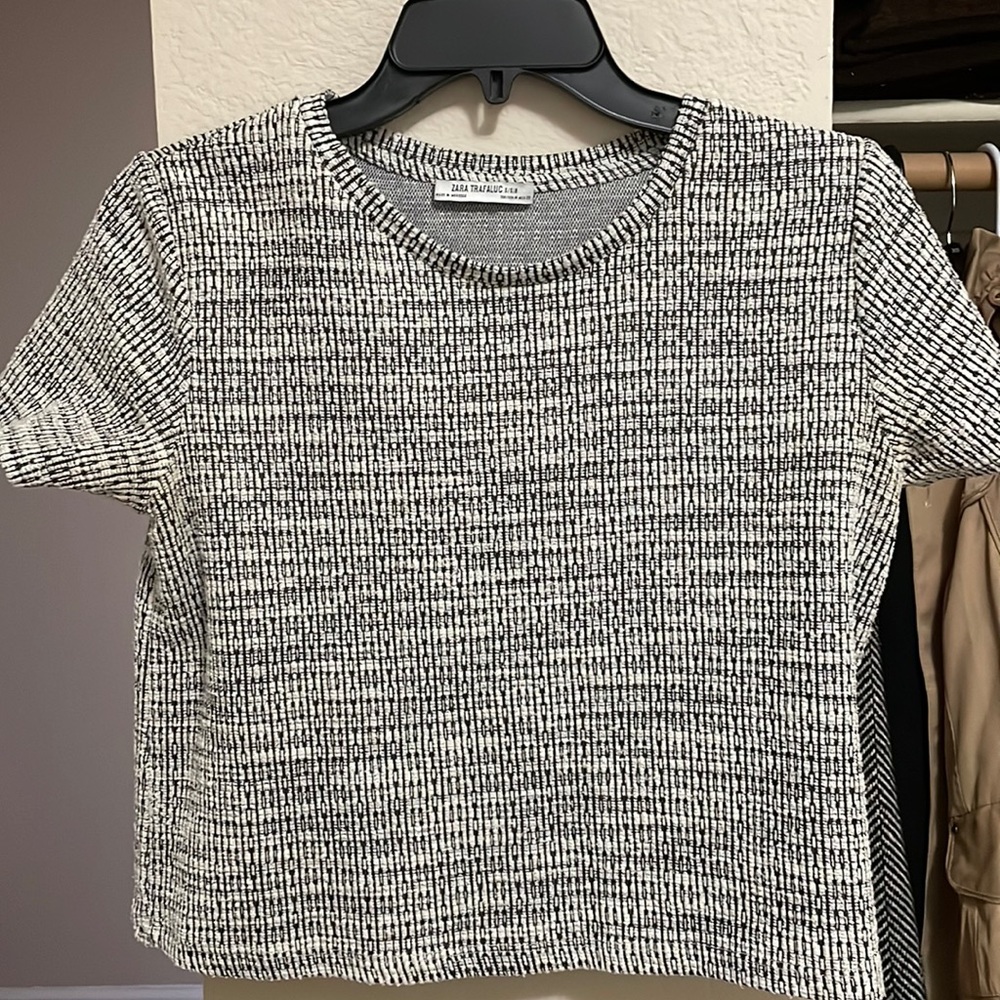 Tweed zara top